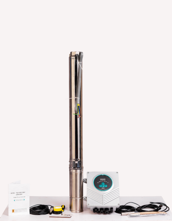 ACDC, DC Solar Submersible water pump