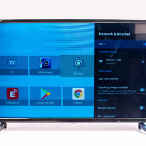 43 AND 32 INCHES RECHARGEABLE TV WITH SOLAR PANEL AND INBUILT LITHIUM BATTERY