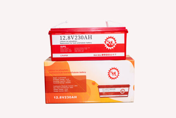 SPL 12.8V230AH Lithium battery with box